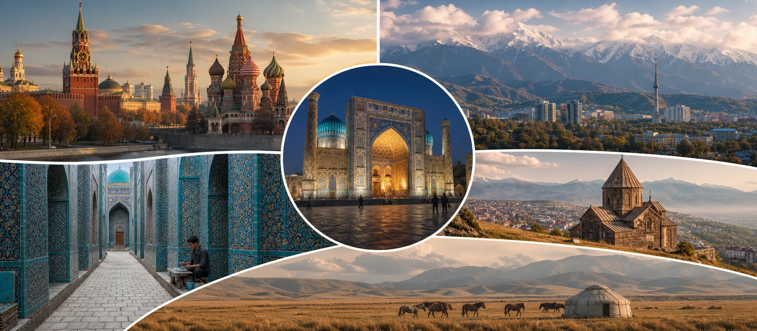 Belarus landmark route: Minsk · Mir Castle · forest routes
